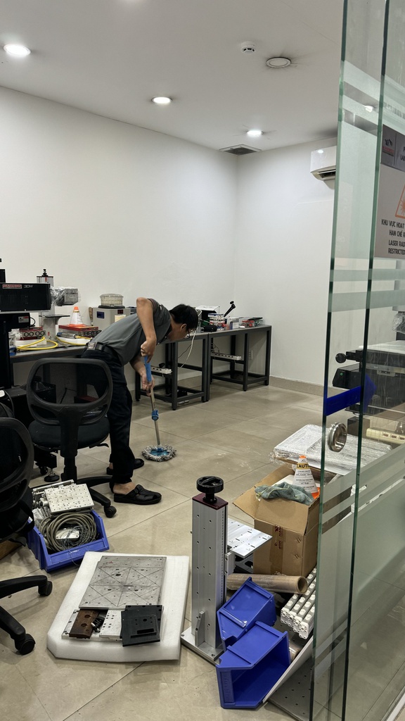 Cảm ơn bạn đã vệ sinh nơi làm việc thật sạch sẽ